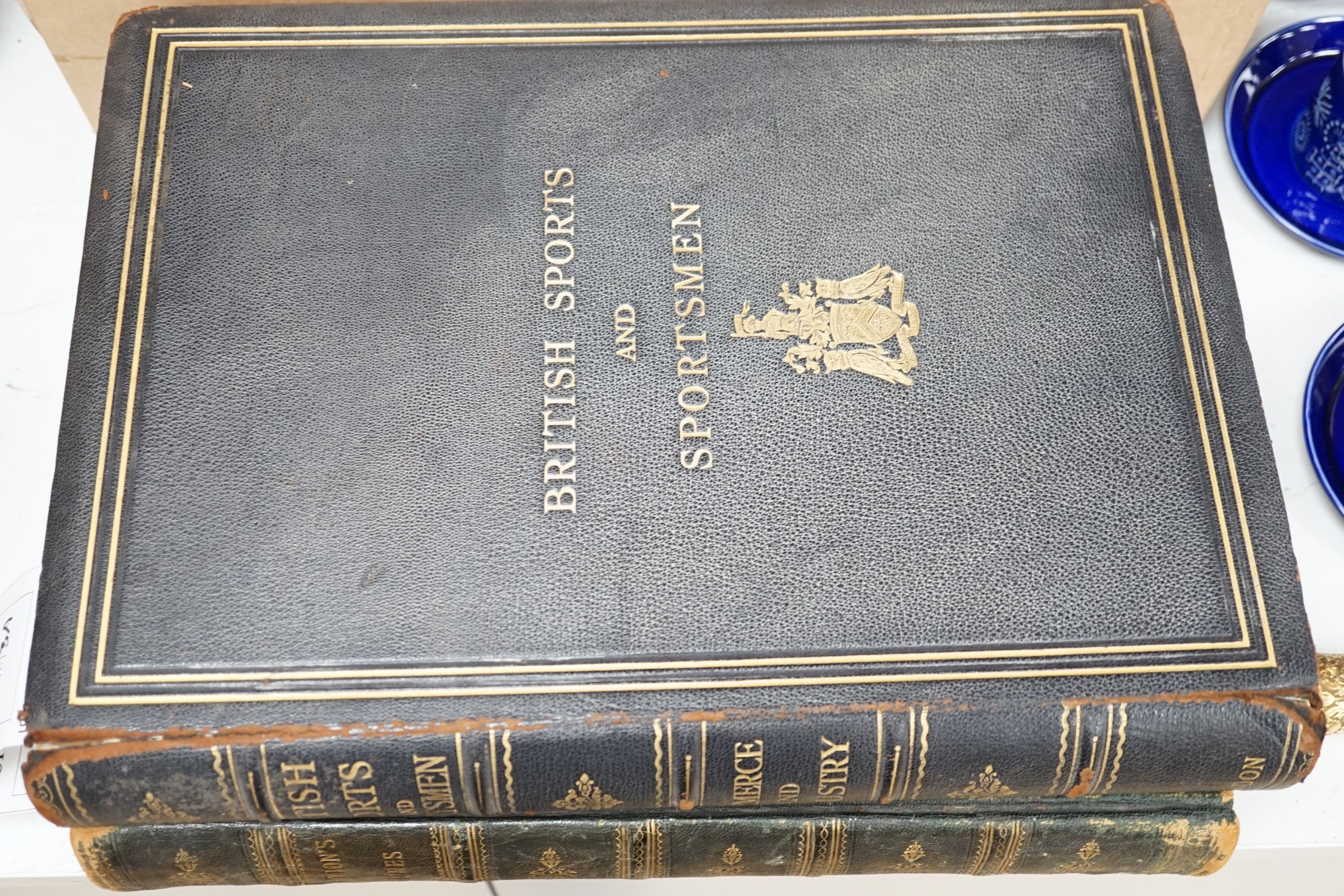 British Sports & Sportsmen (Thruston, Edmund Heathcote) - British Sports and Sportsmen, Commerce & Industry. 1st and limited edition, No.713 of 1000. Title page vignette, 11 photogravures (with guards) and numerous text